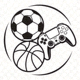 玩球直播官方品牌炫彩LOGO标识